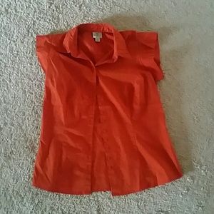 Women's button up top  (M)
